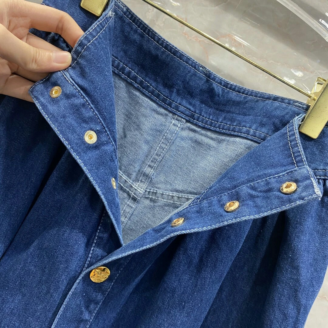 Spring 2021 Fashion women's High quality Designer High-rise Denim Skirts B908
