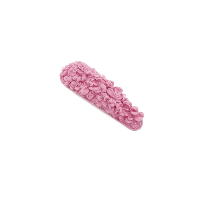 

New Candy Color LaLambswool BB Hair Clips Autumn Winter Hairy Hairpins Korean Cute Hair Grips Barrettes Girls Hair Accessories