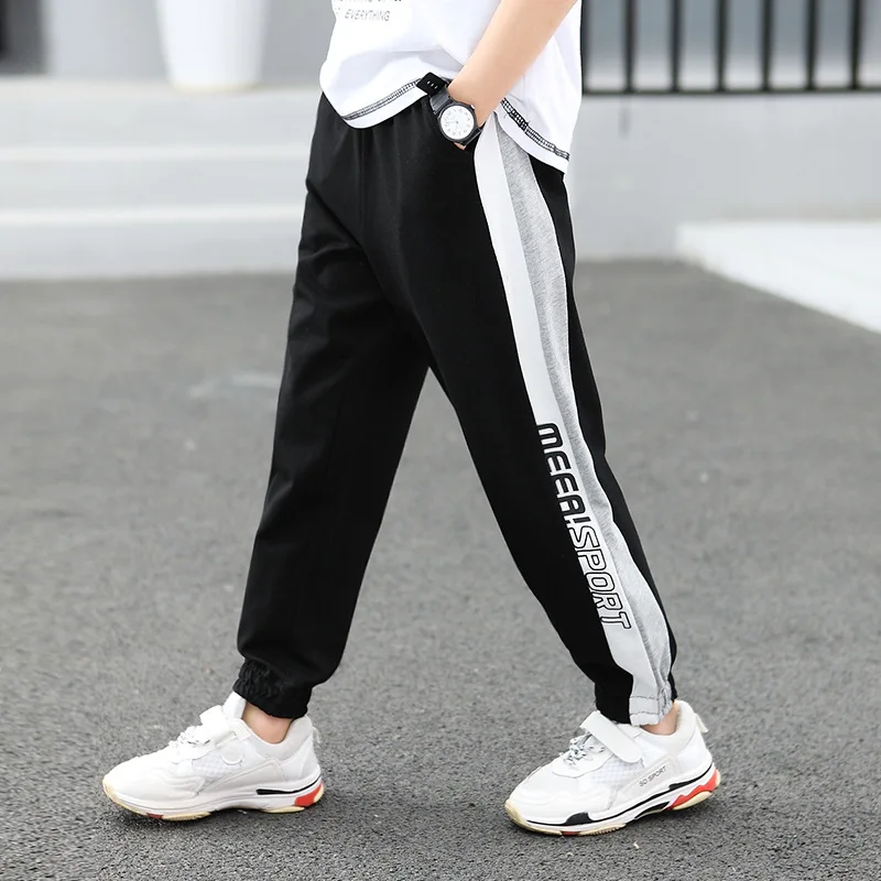 

Chung Da Boys Summer Thin Casual Pants Spring and Autumn Loose Sweatpants