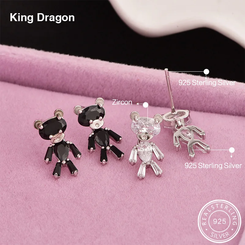 Женская серебряная оригинальная упаковочная коробка с кубическим цирконием