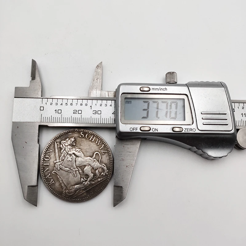 1867 Швейцарский памятная монета со львом и меч 5 FR коллекция Украшение из монет