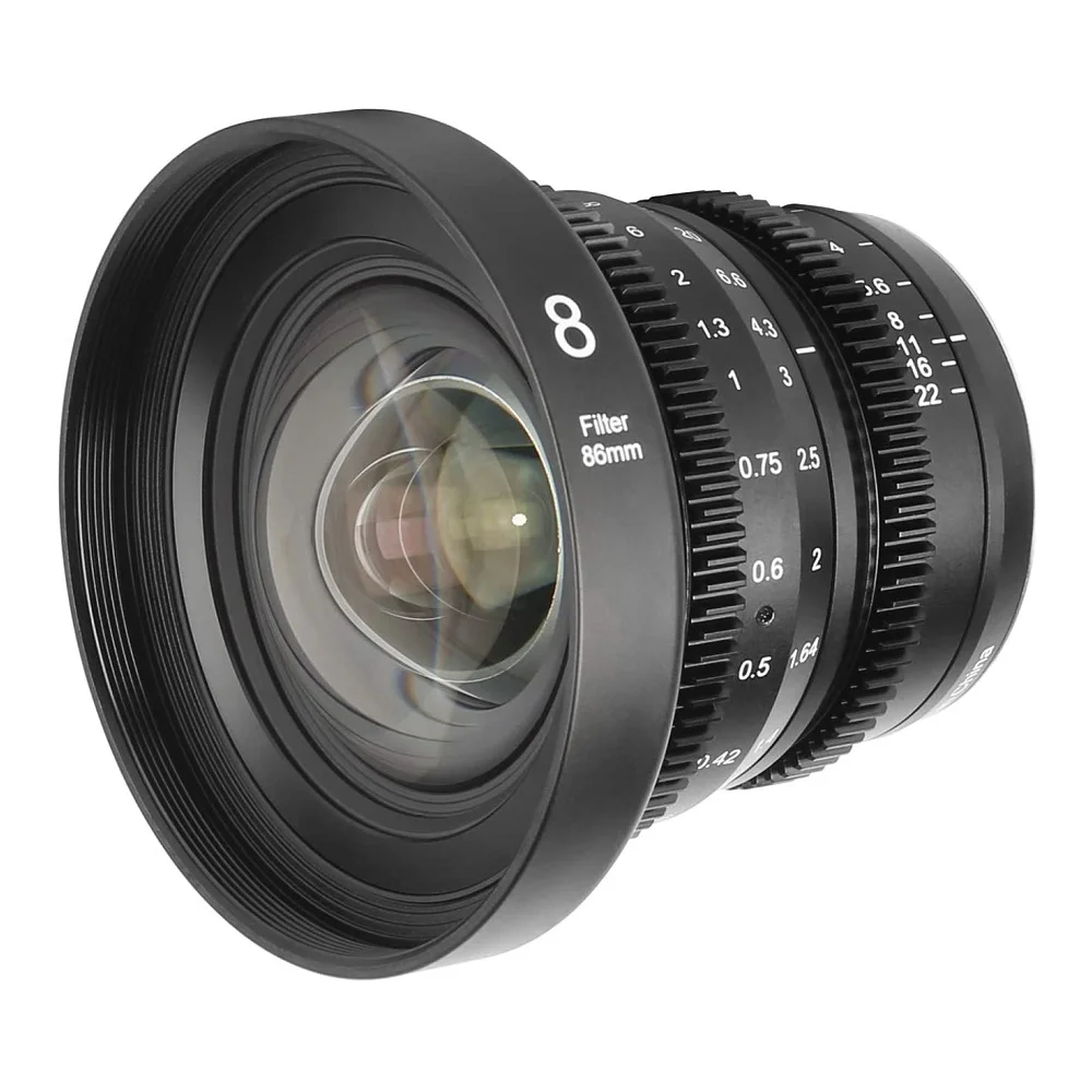 Meike 8 мм T2.9 Большая диафрагма ручная фокусировка кинолинза для Olympus Panasonic Lumix micro 4/3