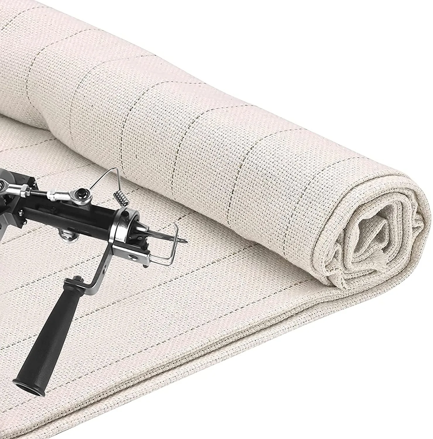 

2.1x2M Primary Tufting Cloth Backing Fabric for Using Rug Tufting Guns DIY Rug Carpet Sewing Fabric 2.1x1/1x1M