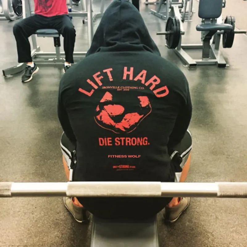 Новинка осенне зимняя спортивная куртка с капюшоном мужская для фитнеса Джерси