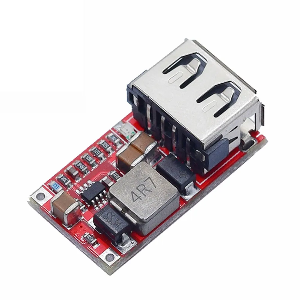 

5V USB Output Charger Converter DC 6V-24V To 3A Mini Step-Down Boost Module DC Step-down Module Workshop Equipment Oscillating