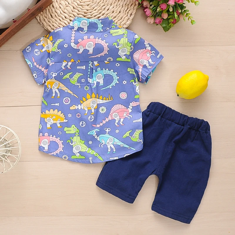 Baby boys clothes sets summer newborn cotton fashion shirts+shorts 2pcs wedding clothing for bebe toddler tracksuits 1-4Y |