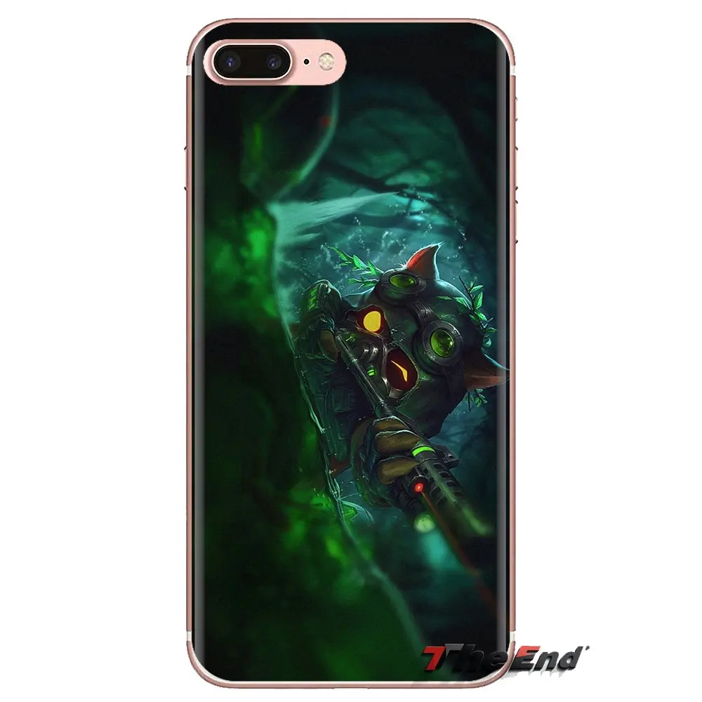 Для samsung Galaxy S2 S3 S4 S5 мини S6 S7 край S8 S9 Plus Note 2 3 4 5 8 Coque чехол для телефона Funda корки Teemo