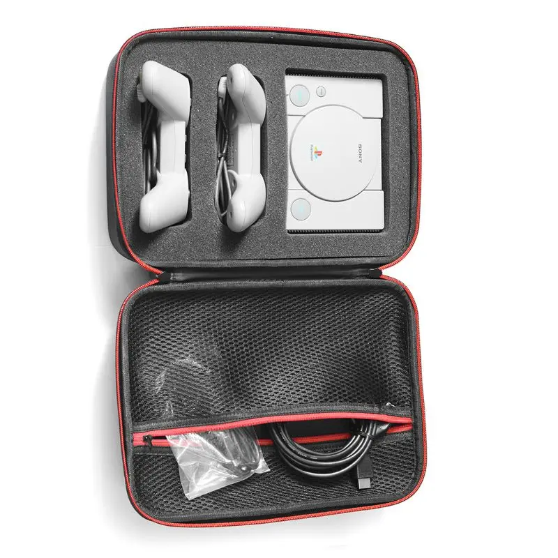 

For Mini PS Playstation Classic PS1 Game Bags Console Handle Protective Case Nylon Portable Carring Storage Bag Pouch