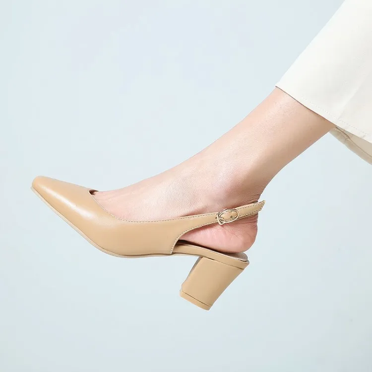 Замшевые туфли лодочки LIHUAMAO с ремешком на щиколотке и острым носком без застежки