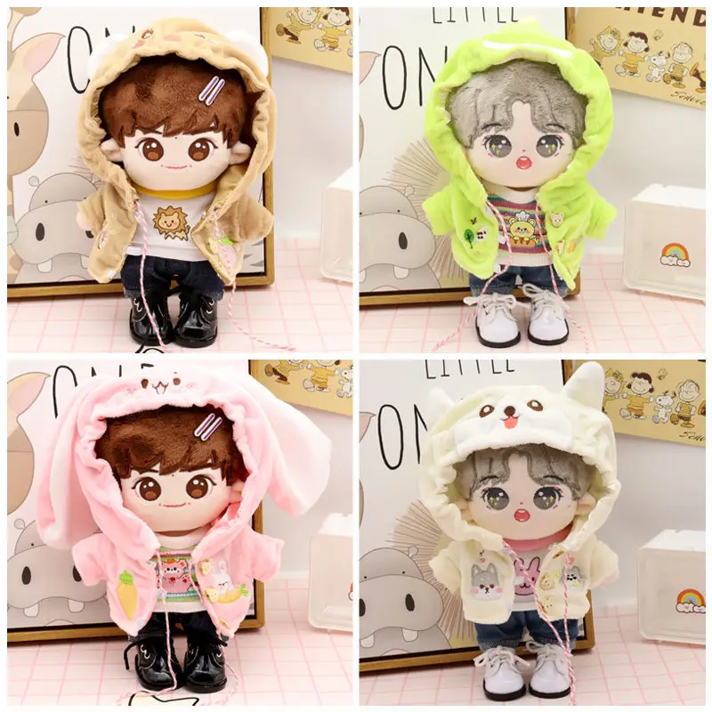 

Rabbit coat 20cm suit 20cm exo baby clothes star doll clothes doll accessories