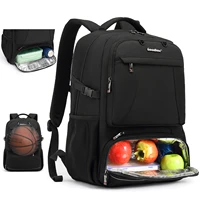 coolbell lunch backpack 15 617 3 inches laptop backpack with insulated compartment usb port for hiking work travel men women