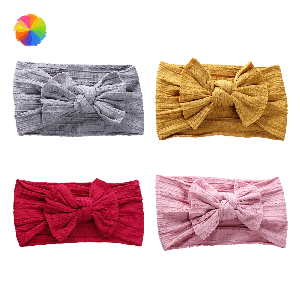 

Elastic Turban Hairband Kids Girl Headbands Hair Bands Bowknot Baby Headband Bows for Baby Girls Hair Accessories
