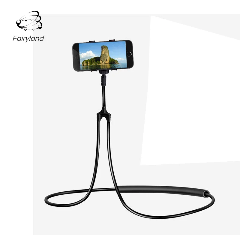 Держатель для телефона Fairyland, гибкий, с подвеской на шее, для iPhone, Xiaomi