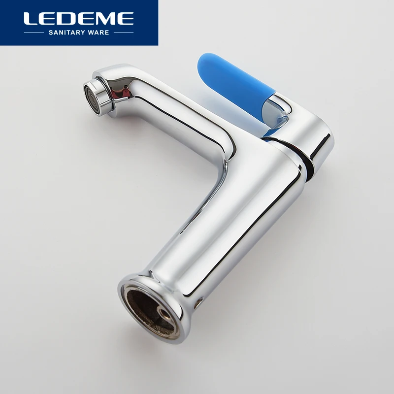LEDEME Faucet L1053 Смеситель для умывальника Латунь Цвет: Хром|Смесители бассейна| |