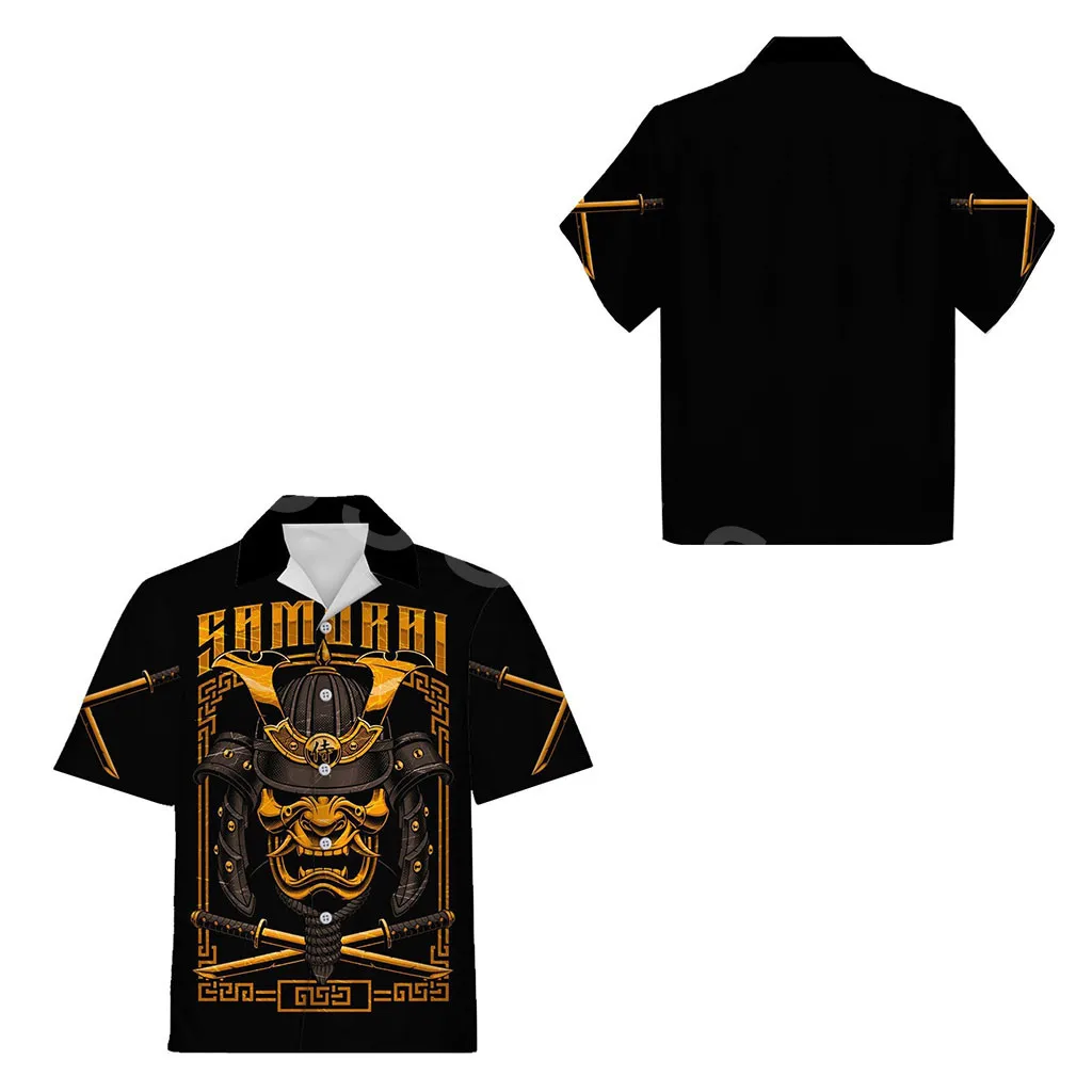 Мужская Летняя гавайская рубашка с 3D-принтом в стиле Харадзюку - купить по