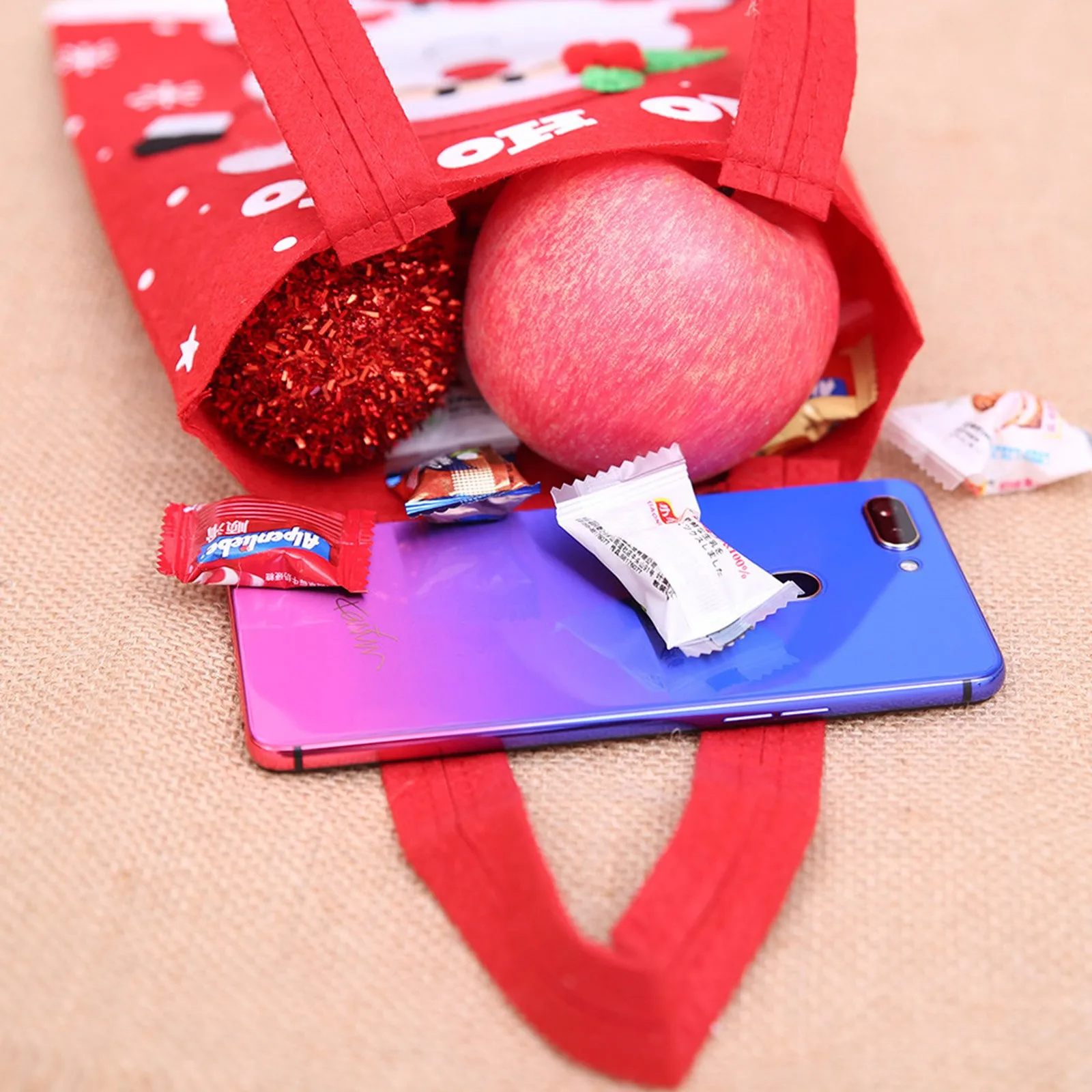 Новое поступление 2021 Рождественский пакет для конфет закусок детей домашний сад