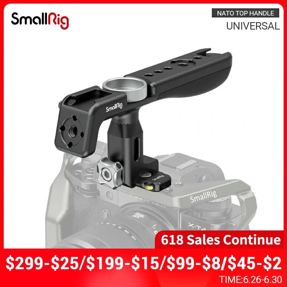 Универсальная легкая ручка SmallRig NATO с быстросъемным Рельсом для цифровой Dslr