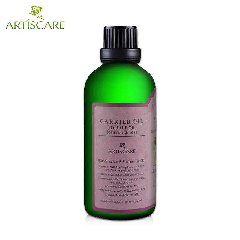 ARTISCARE 100% натуральное масло на основе шиповника 100 мл эфирные масла увлажняющее
