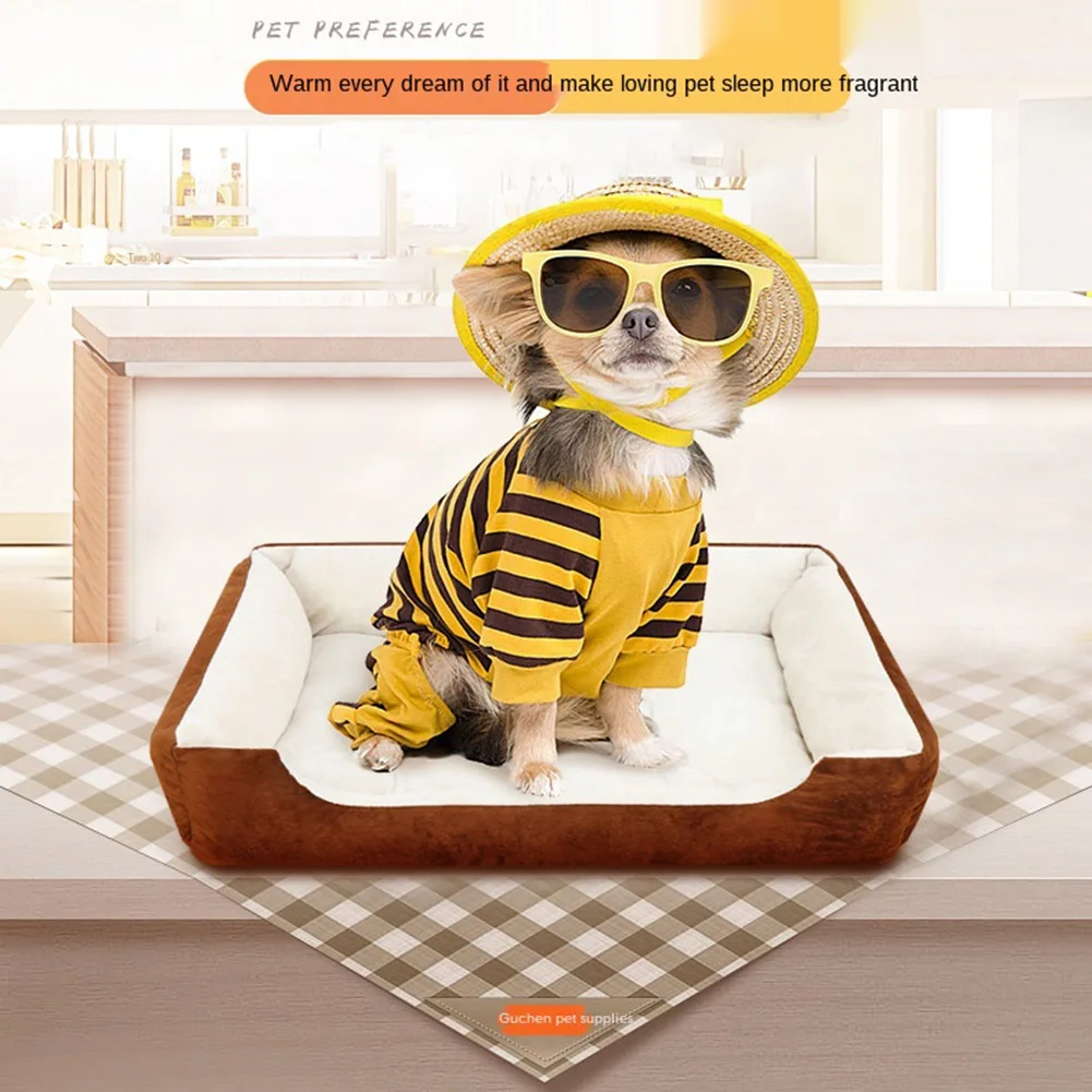 

Зимняя теплая плюшевая подкладка большого и маленького размера для щенков, мягкая подстилка для домашних животных, мягкая подстилка для со...