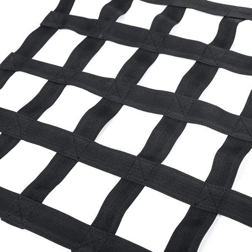 Черная Тесьма грузовая сеть заднее окно дополнительная для крыши гамак кровать