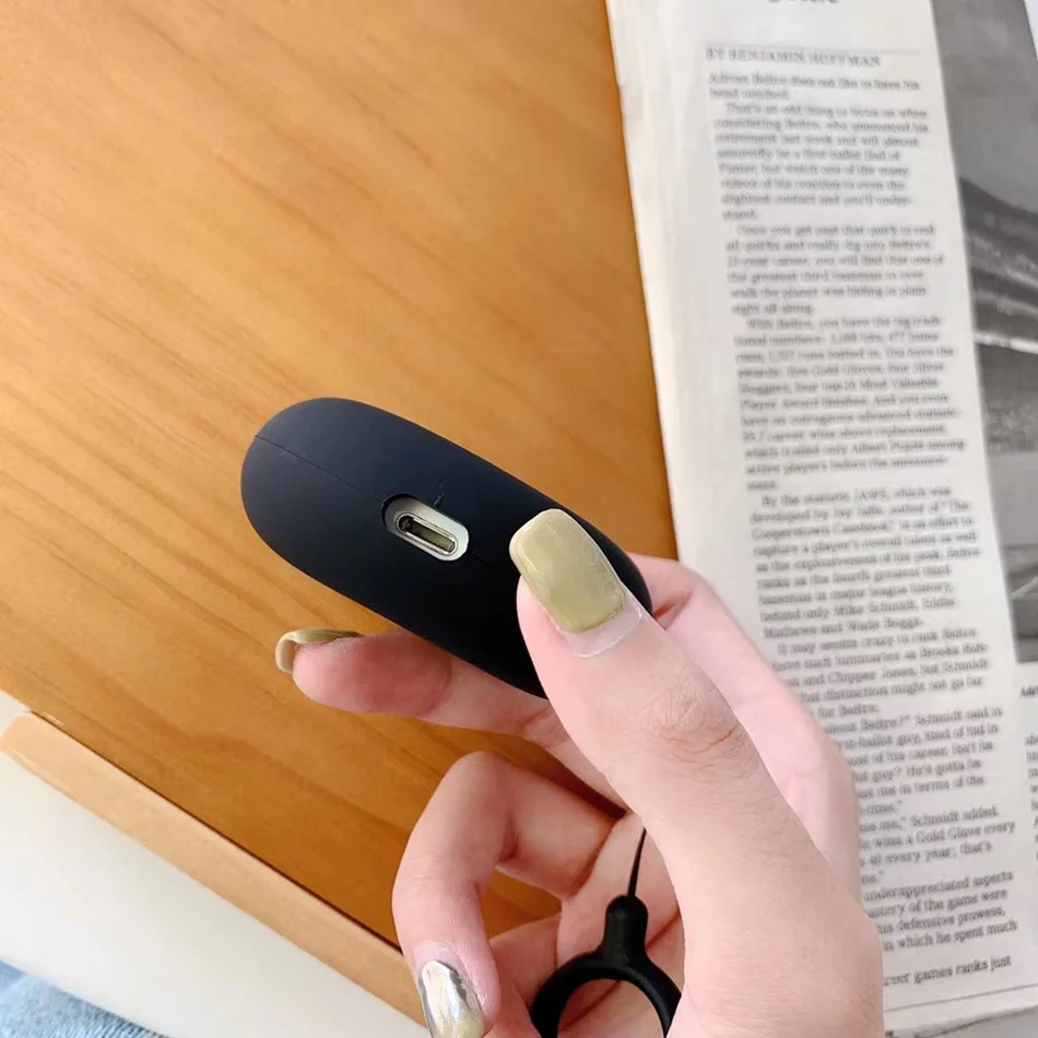 Милый чехол для Airpods Apple, чехол для наушников s, беспроводные наушники, защитный чехол, чехол для Airpods 1, 2, силиконовый чехол для AirPods