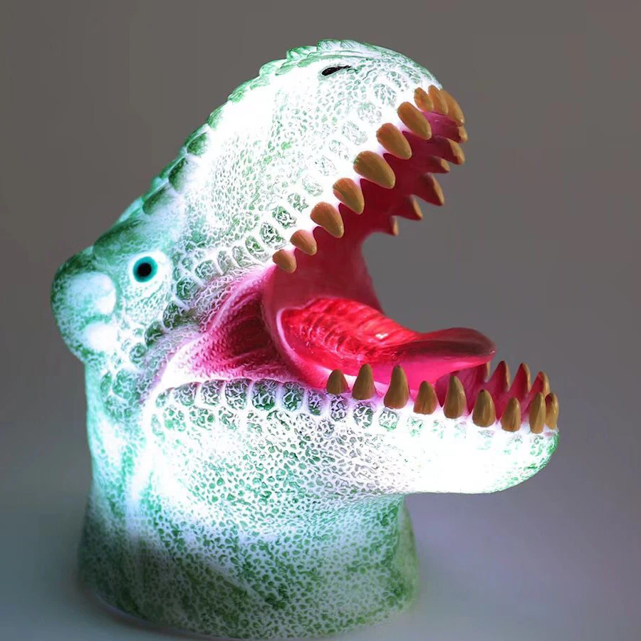 

3D colorful dinosaur color changing night light Cartoon Desktop spoof shooting dinosaur lamp children atmosphere night lightA666