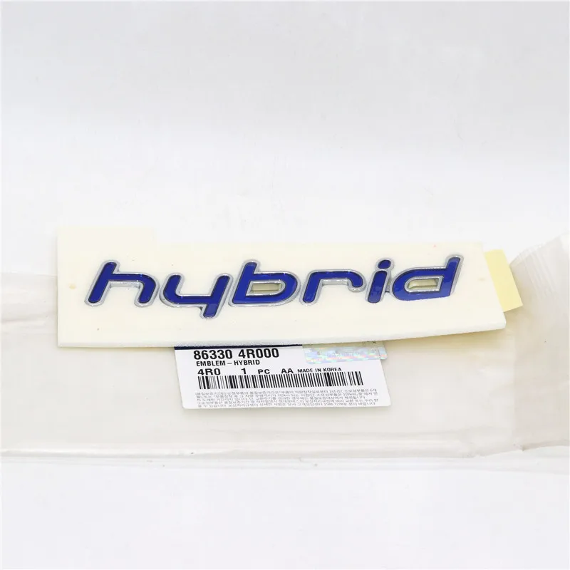 Emblema híbrido de letras para maletero trasero, emblema 1P para Hyundai Sonata Hybrid ix45, 863304R000