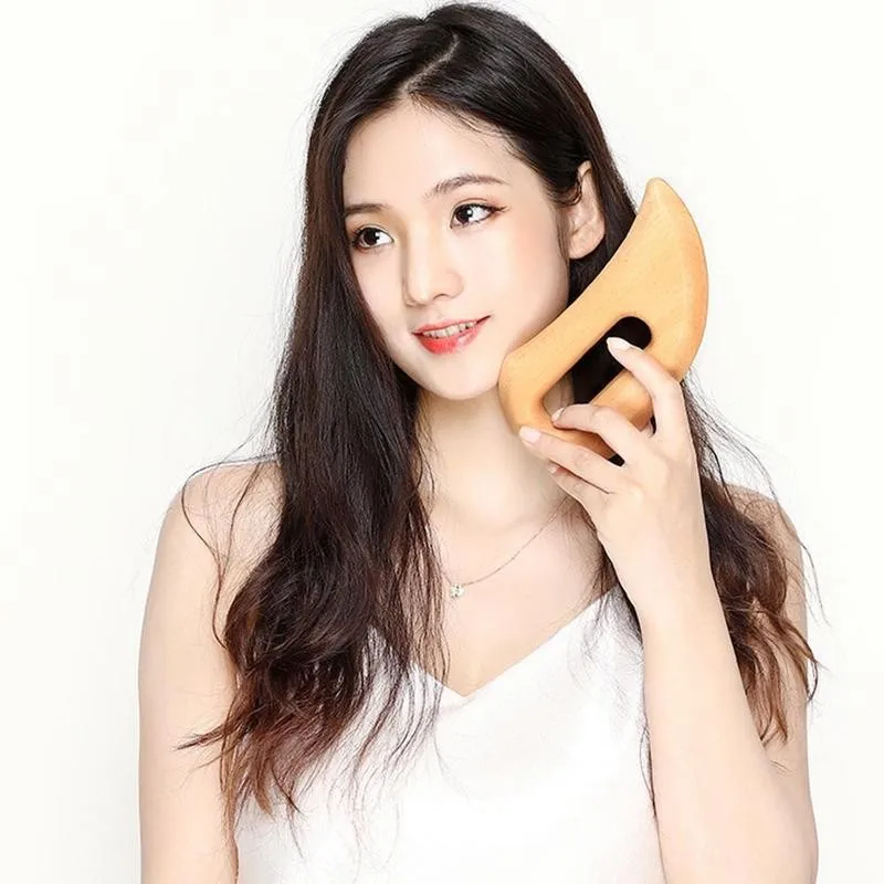

Wooden Gua Sha Tool Scraping Board Massage Tool Slimming Massage Scraper Massage Therapy Sha Tool Gua Board Body U5F3