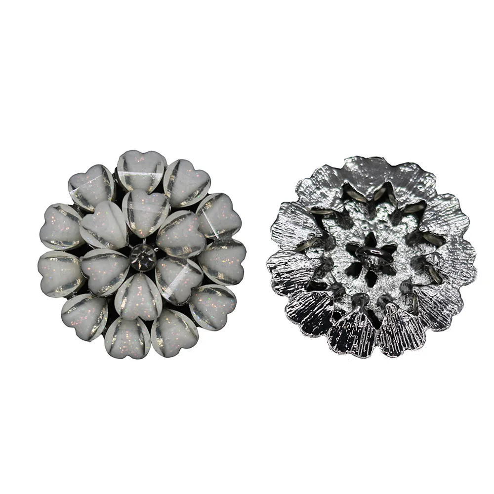 Хорошее качество 35 мм металлическая кнопка с украшением для свитера пальто