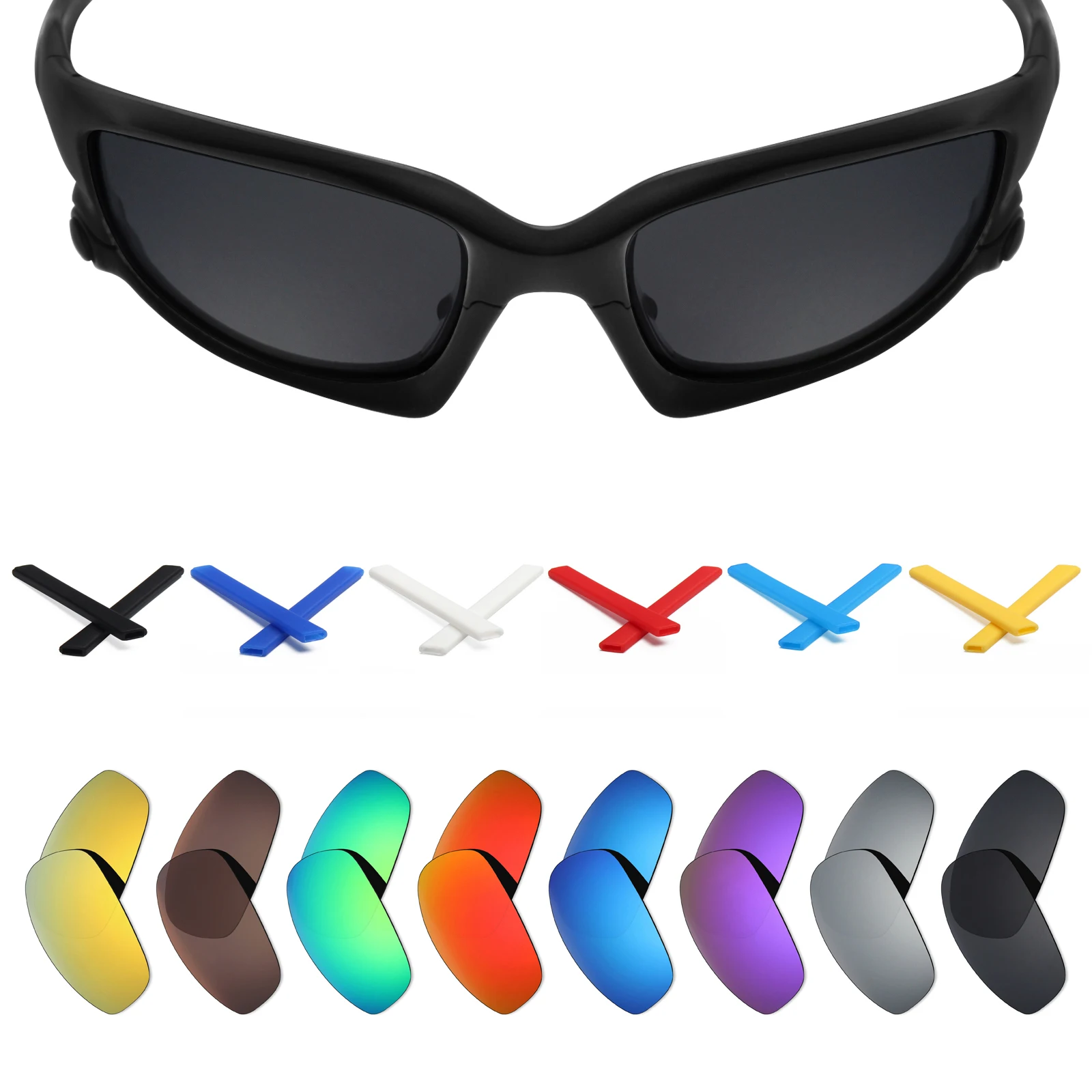 Поляризованные Сменные линзы Mryok 20 + на выбор для очков Oakley с разрезом