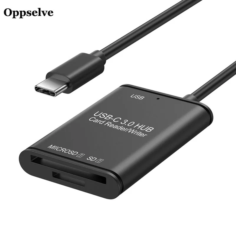 

3 in 1 USB C HUB Type C Micro TF SD Card Reader for MacBook Pro iPad Pro Multi-port Adapter for Notebook Samsung Galaxy Camera
