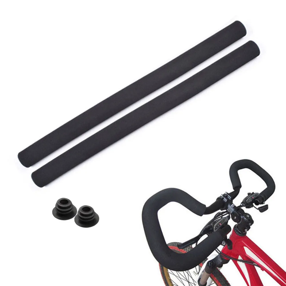 2 шт. велосипедная противоскользящая губчатая Крышка для руля из мягкой пены