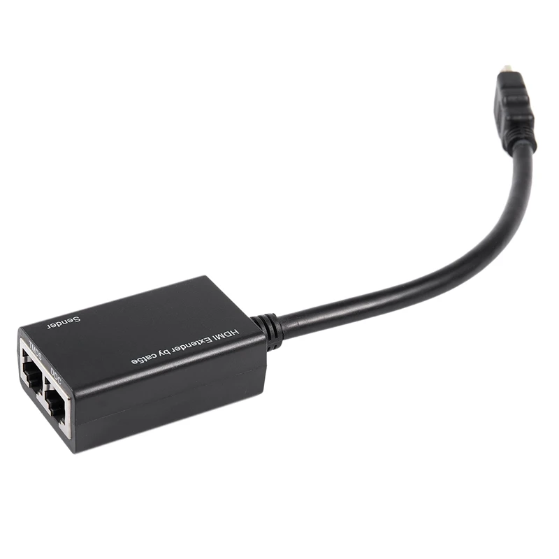 HDMI по RJ45 CAT5e CAT6 UTP LAN Ethernet удлинитель Ретранслятор 1080P 3D до 100 футов | Электроника