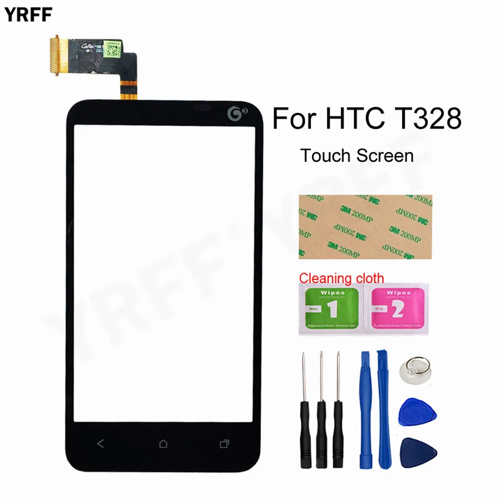 

Для HTC T328 сенсорный экран стекло дигитайзер передняя внешняя Сенсорная панель ремонт телефона