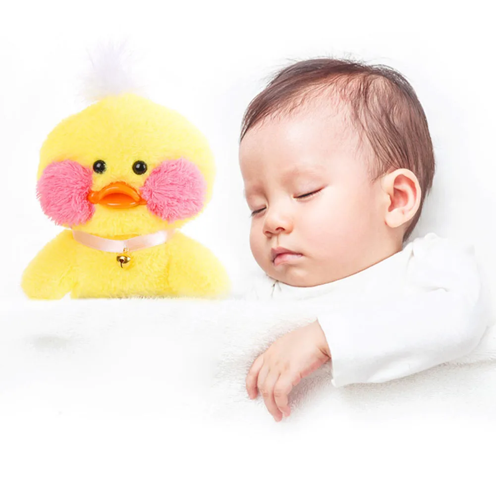 Игрушка пазл Детская электрическая плюшевая милая кукла утка говорящая ходячая