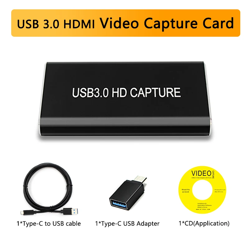 Переходник для захвата видео с HDMI на USB 3 0 1080P 60 кадров в секунду|DVR-карты| |