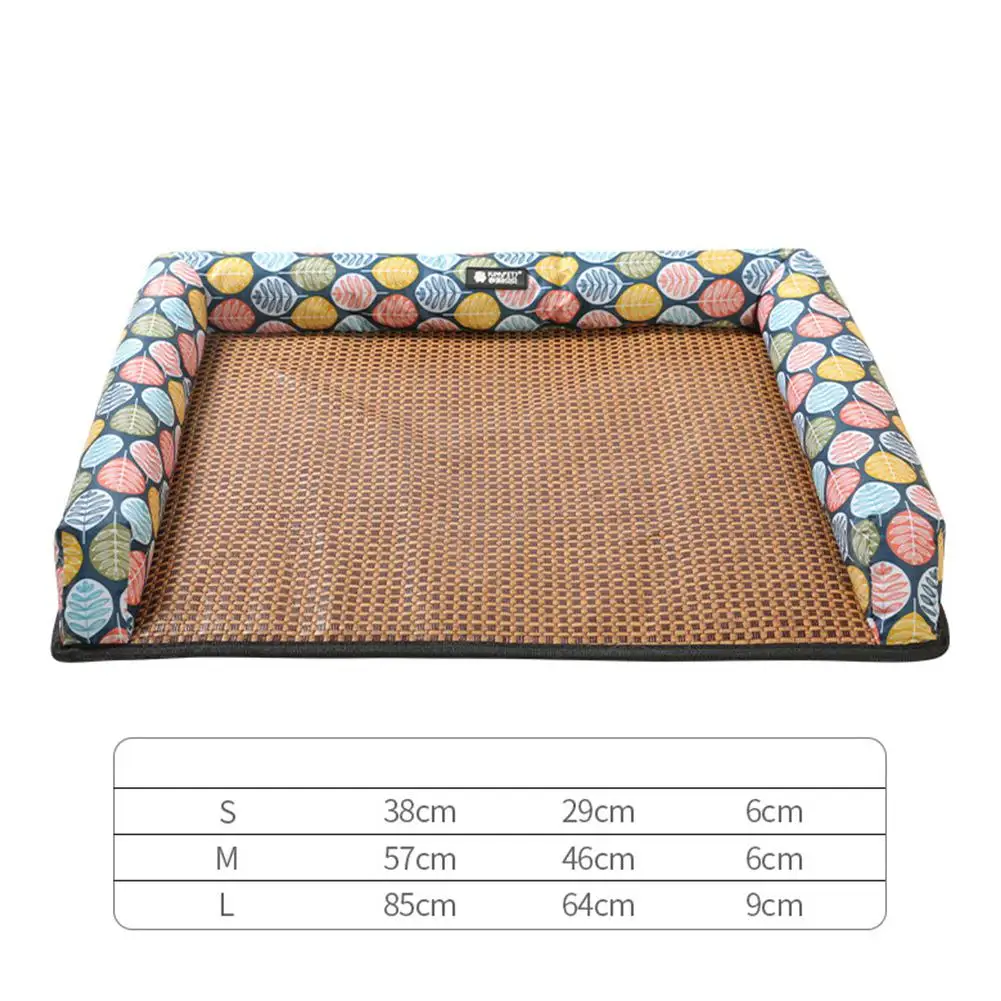 Весна лето домашний питомец гнездо универсальная вязаная кровать подушка коврик