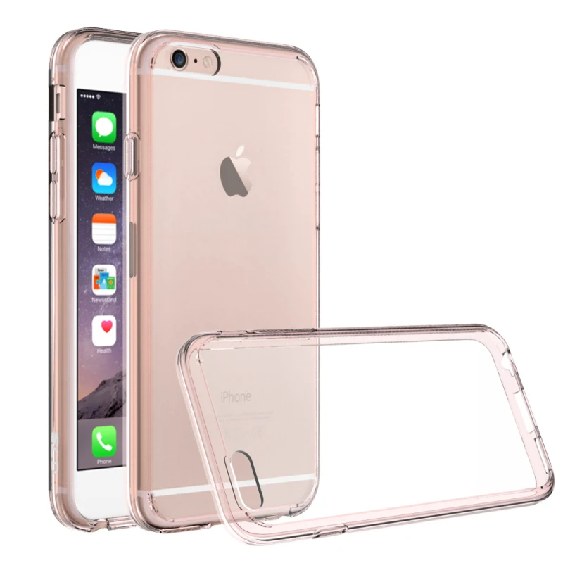 ПК прозрачный чехол для телефона iphone 6 plus Чехол Жесткий |