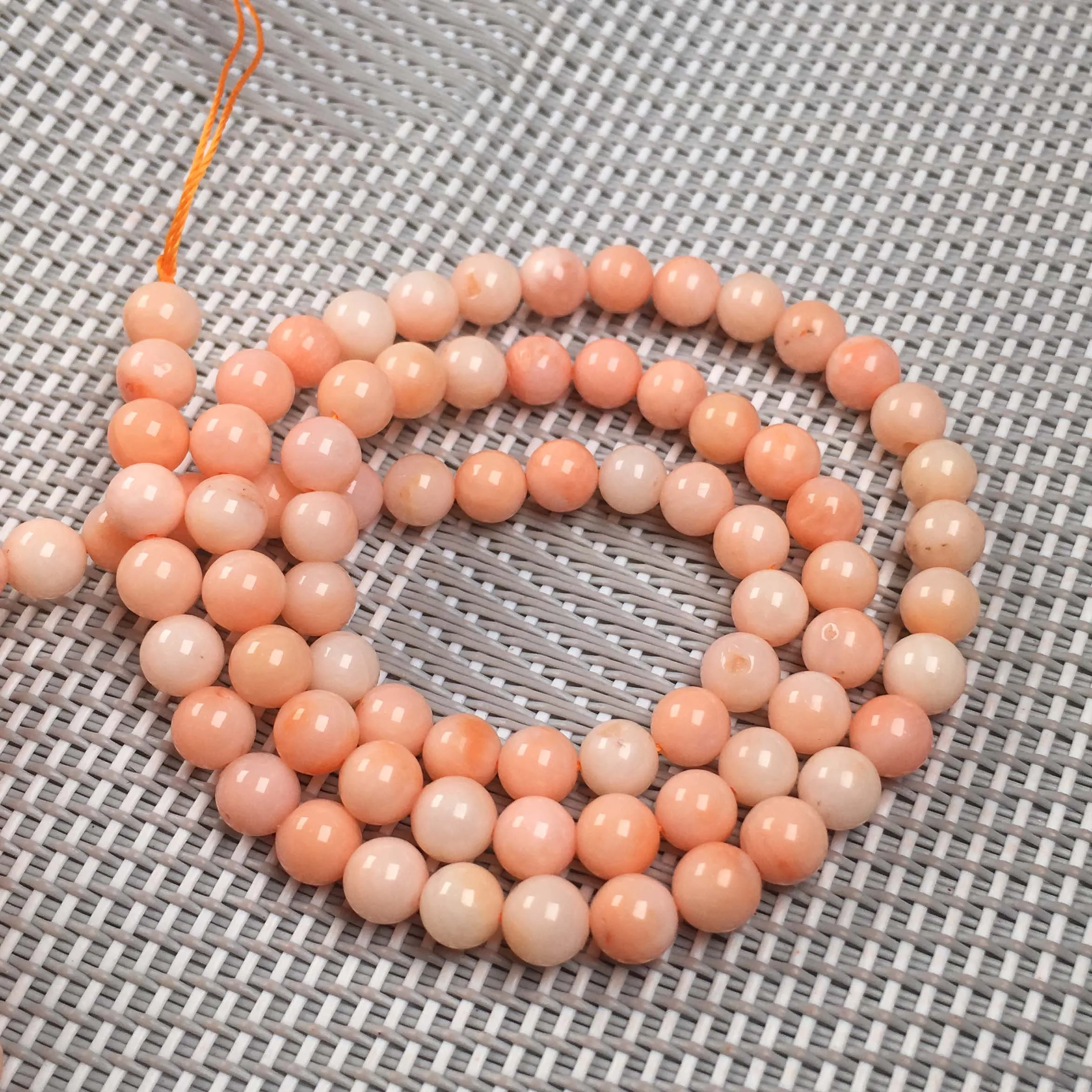 

Hot Coral Beads Spherical Loose Isolation Beads for Jewelry Making DIY for Charms Bracelet Necklace Accessories Size 3/4/5mm