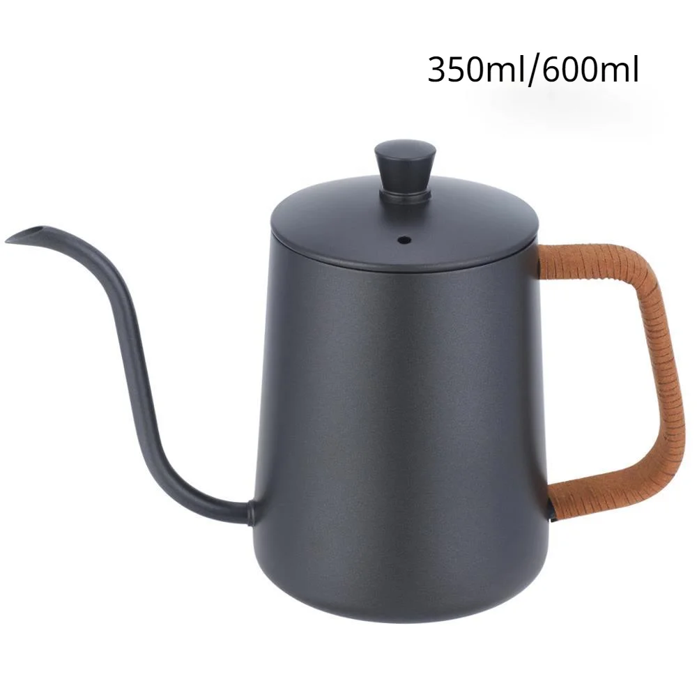 

Coffee Pot 350ML/600ML Long Narrow Spout Pour-Over Kettle Gooseneck Spout Drip Coffee Pot Perfect for Coffee Maker