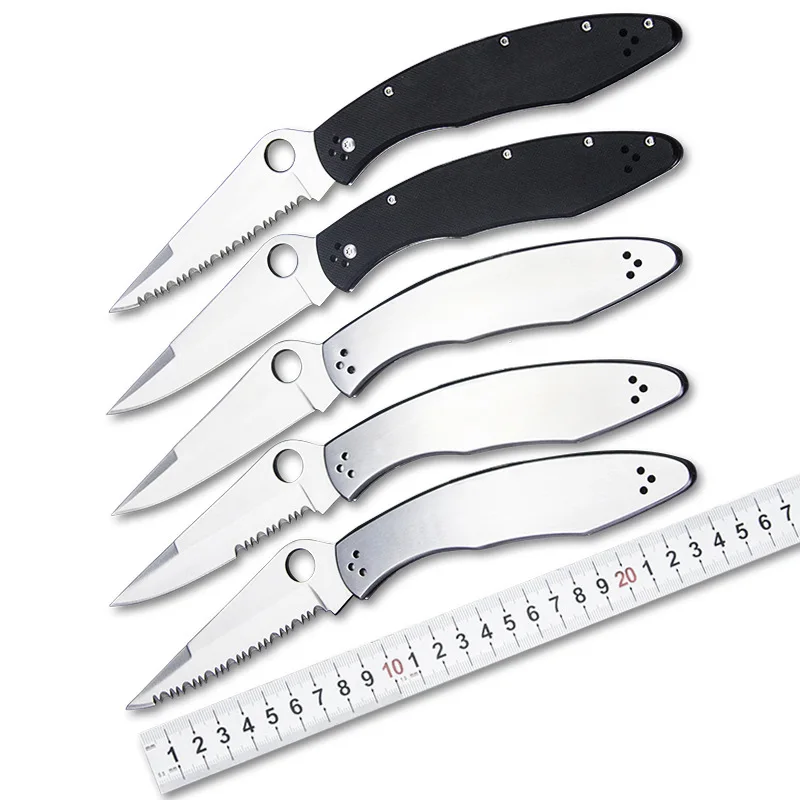 

C07 портативный телефон-функциональные противоударные инструменты кемпинговые ножи G10/стальная ручка