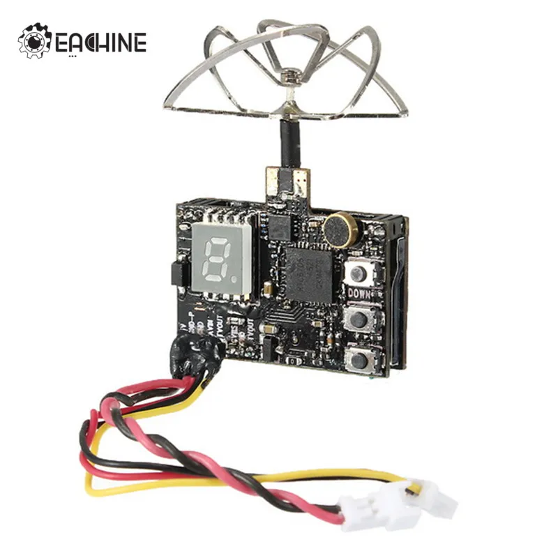 Eachine DTX03 DVR 5 8G 72CH 0/25mW/50mW/200mW переключаемый VTX FPV передатчик с аудио NTSC/PAL для