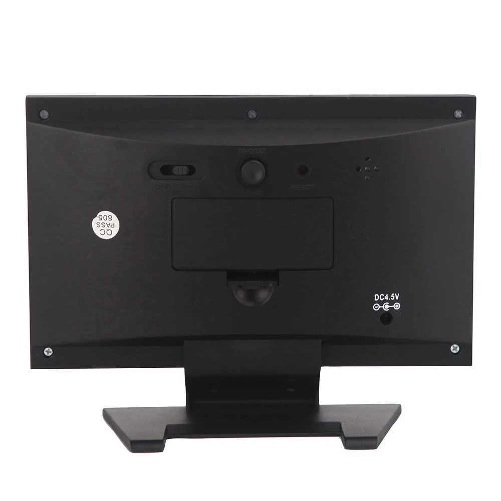 Цифровой будильник с подсветкой многофункциональные настольные часы ЖК