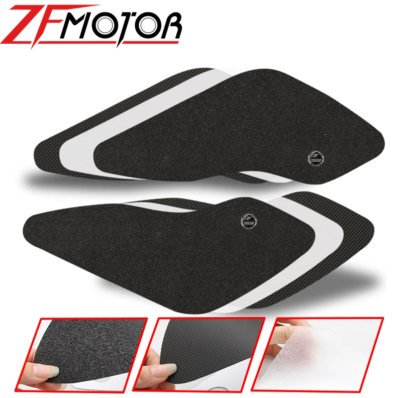 Motorcycle Protector Anti slip Fiber Tank Pad tank Side Traction Sticker For Honda CB400 CB 400 SF VTEC 1 2 3 4 1992-2018 | Автомобили и