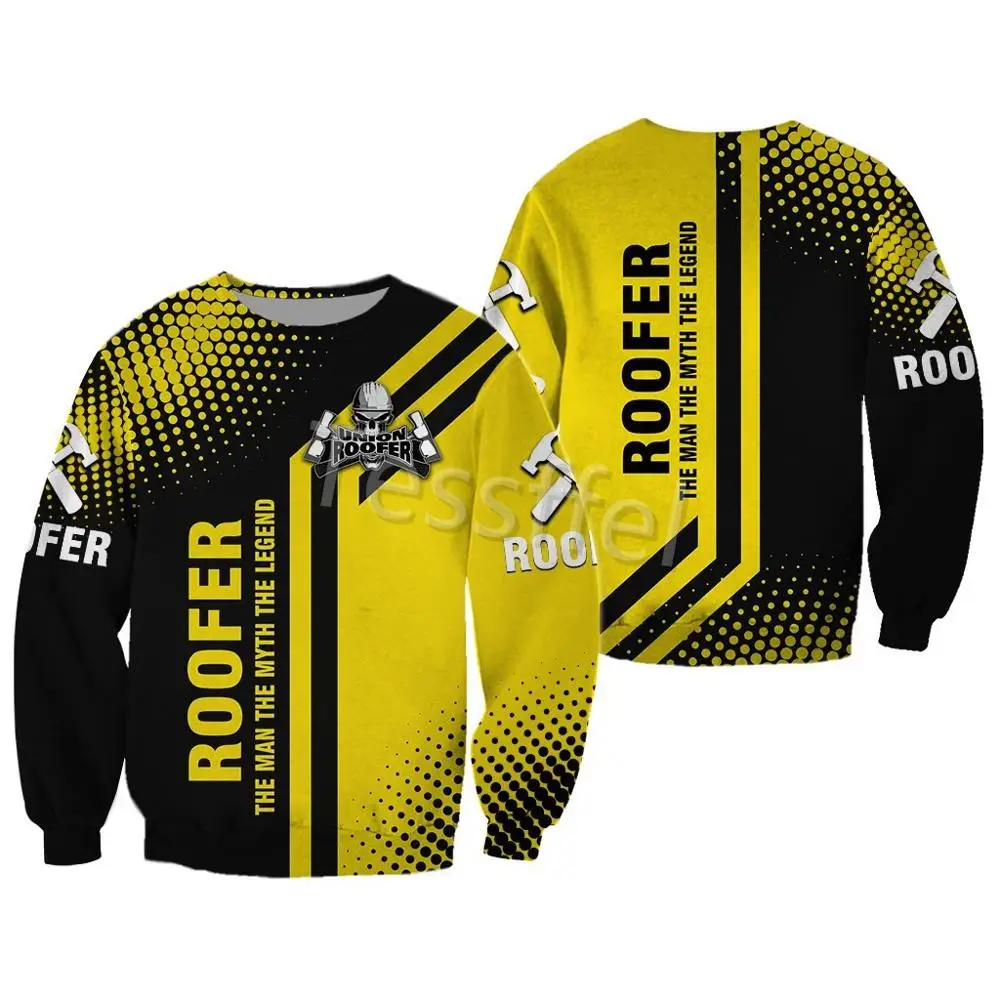 Новая мужская толстовка с 3D-принтом I Love My work на молнии капюшоном повседневная