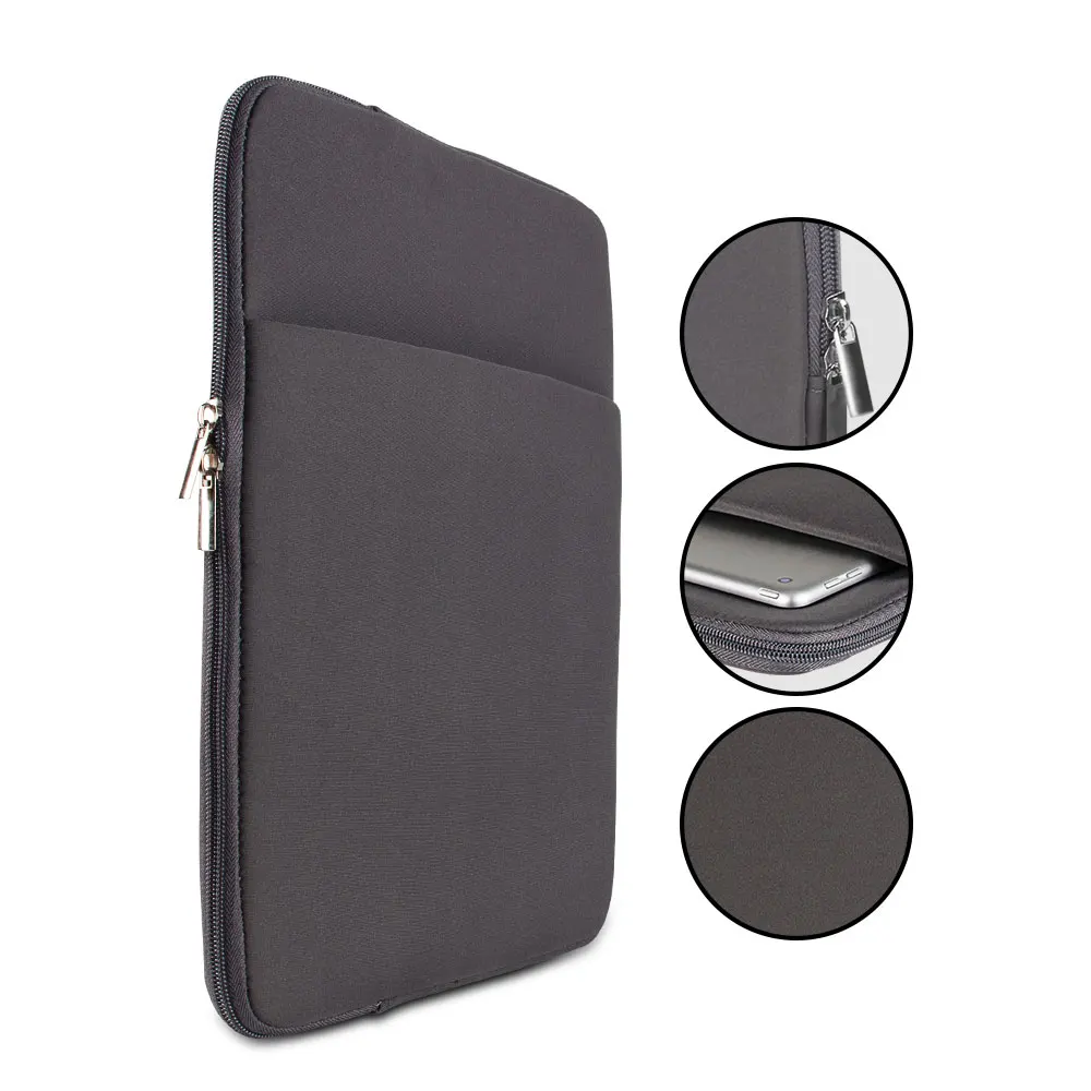 Одноцветный ударопрочный водонепроницаемый портативный чехол для Ipad на молнии