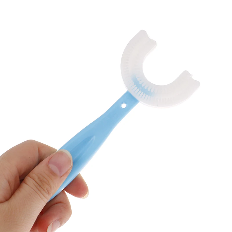 

U Shaped Children Toothbrush Baby Teethers Soft Silicone Toothbrush Oral Kids Teeth Cleaning Simple Care