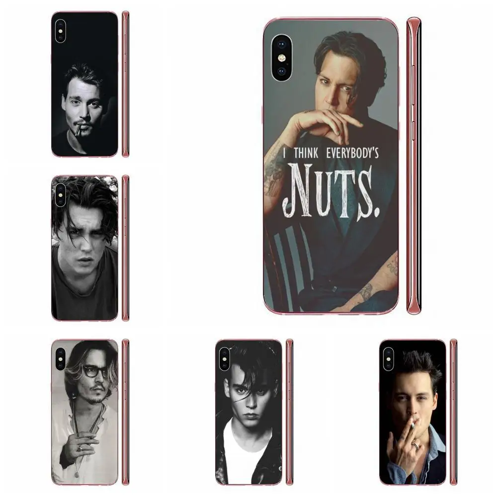 Чехол для Sony Xperia Z Z1 Z2 Z3 Z4 Z5 compact Mini M2 M4 M5 T3 E3 E5 XA XA1 XZ Premium Johnny Depp Diy красочный|Бамперы| |