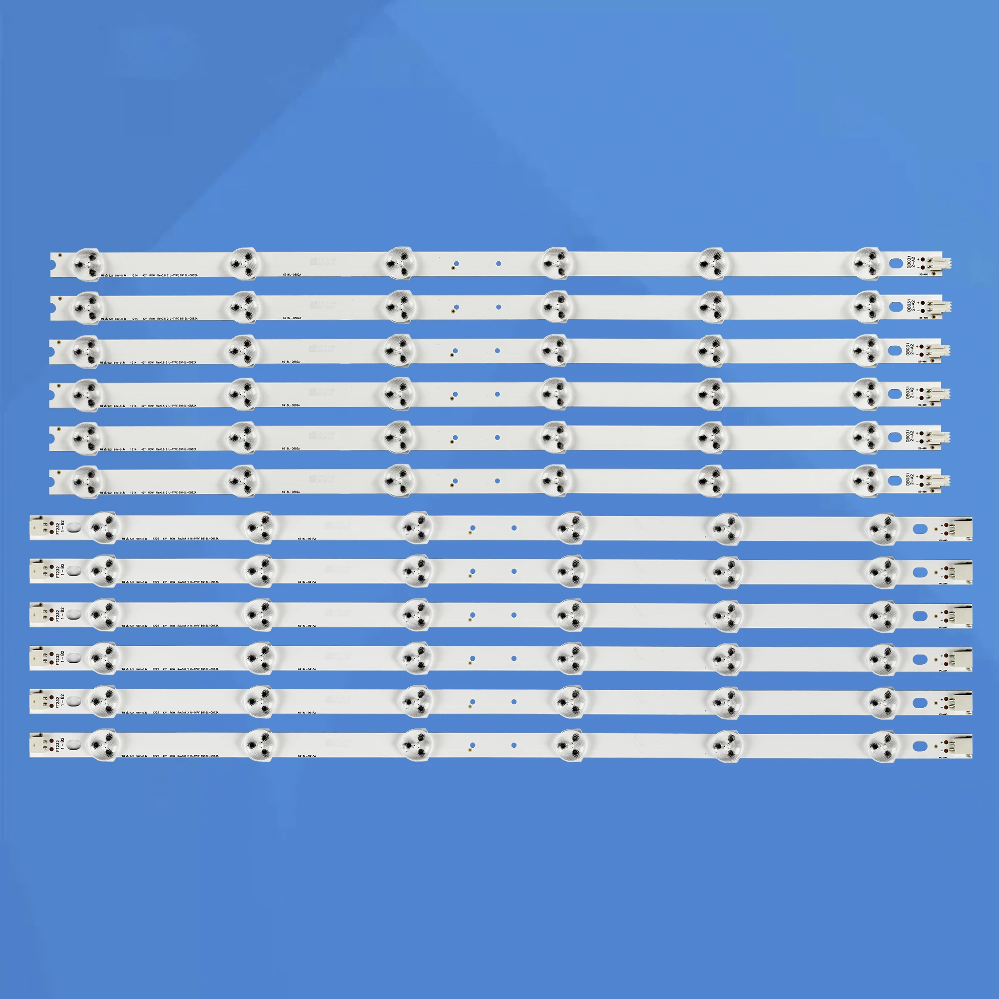 12 шт/комплект светодиодный Подсветка 6 + ламп для 42LM3700 42LM340T LC420DUN (SE) (R2) 6916L-0882A 6916L-0913A