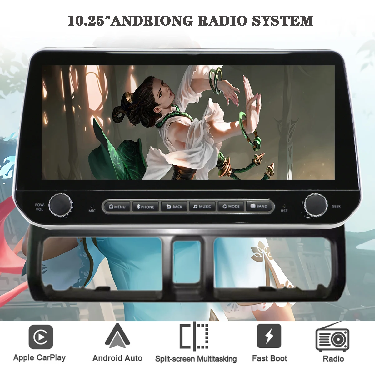Автомагнитола 2DIN Android 11 мультимедийный GPS навигатор монитор для Honda CR-V CRV 2001-2006 DVD